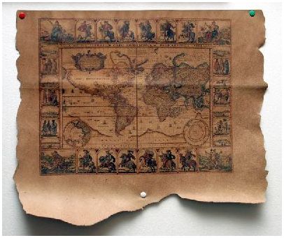 Древняя карта
