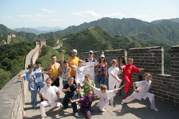 Сборная команда по ушу г.Одессы на Великой Китайской стене
