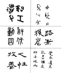 Эволюция иероглифов Китая